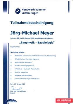 Bausphysik - Baubiologie